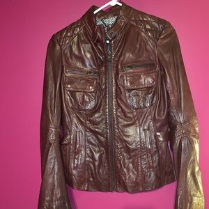 Bod and Christensen leather jacket